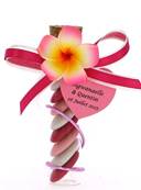 prouvette Drages Mariage Fleurs des les Rose - Cadeaux Drages Mariage