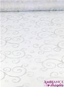 Chemin de table arabesque argent