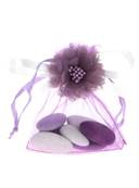 Sachet Dragées Mariage Fleur Lilas