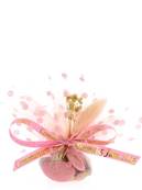 Tulle Dragées Communion Rose Gypsophile - Tulle Dragées Communion