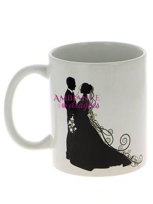 Mug mariage personnalisé - Cadeau Mariage Personnalisé